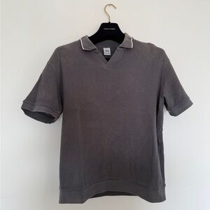 Zara Gray Polo Summer Shirt